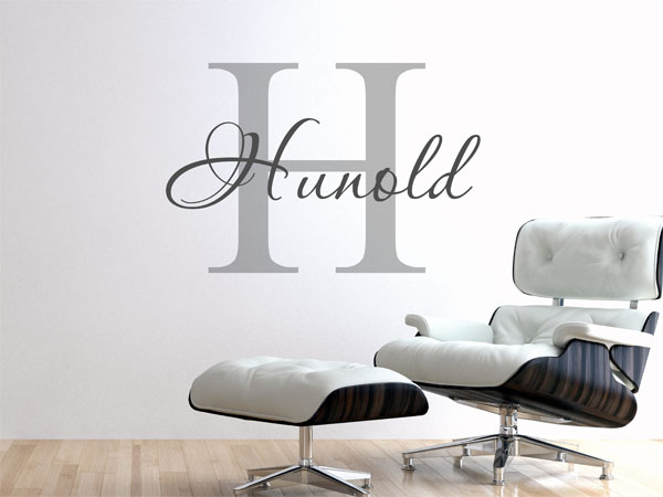 Wandtattoo Hunold Nachname
