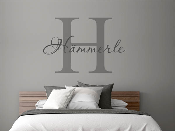 Wandtattoo Hämmerle Nachname