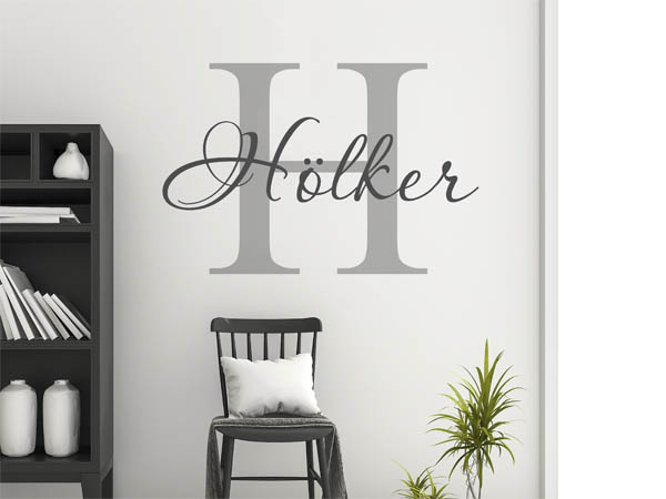 Wandtattoo Hölker Nachname