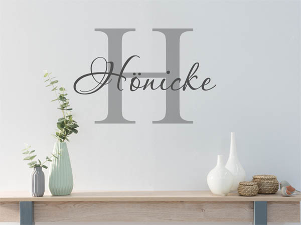 Wandtattoo Hönicke Nachname