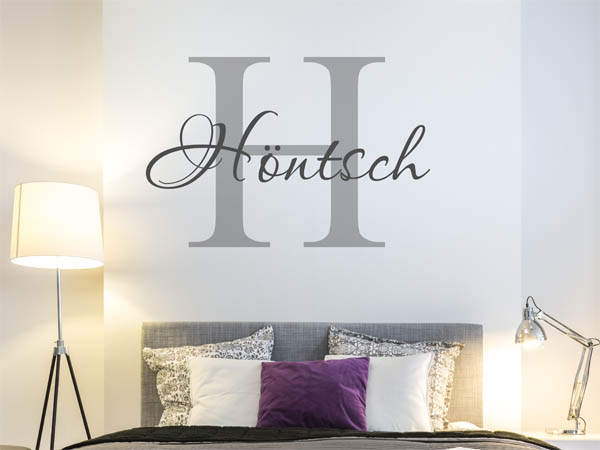 Wandtattoo Höntsch Nachname
