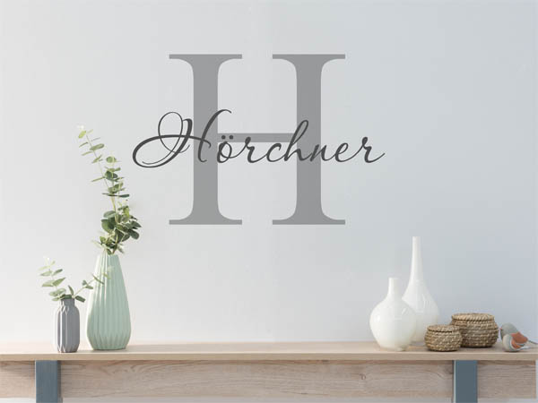 Wandtattoo Hörchner Nachname