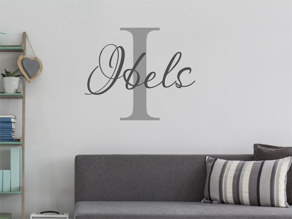 Wandtattoo Ibels Nachname