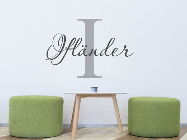 Wandtattoo Ifländer Nachname