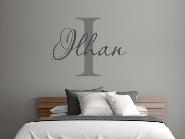 Wandtattoo Ilhan Nachname