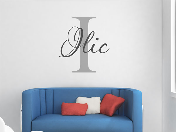 Wandtattoo Ilic Nachname