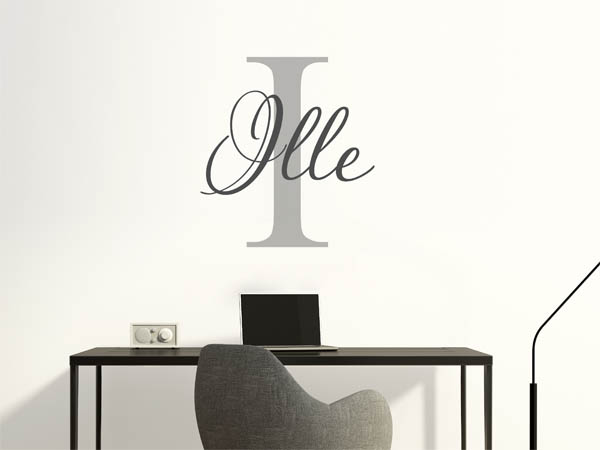 Wandtattoo Ille Nachname