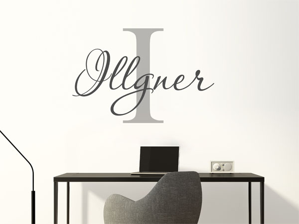 Wandtattoo Illgner Nachname