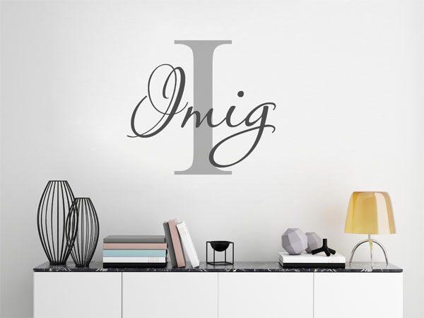 Wandtattoo Imig Nachname