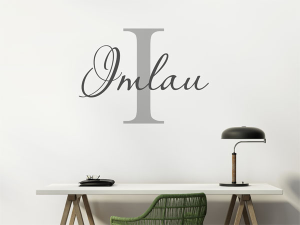Wandtattoo Imlau Nachname