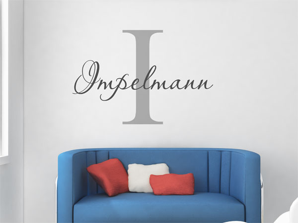 Wandtattoo Impelmann Nachname