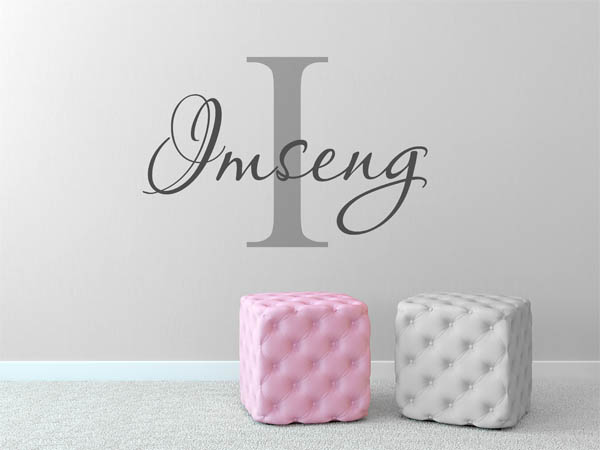 Wandtattoo Imseng Nachname
