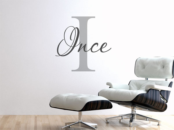 Wandtattoo Ince Nachname