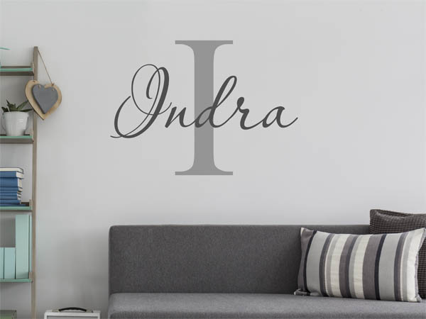 Wandtattoo Indra Nachname