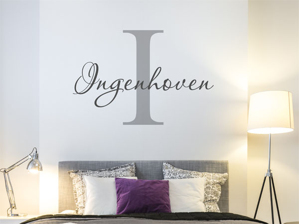 Wandtattoo Ingenhoven Nachname