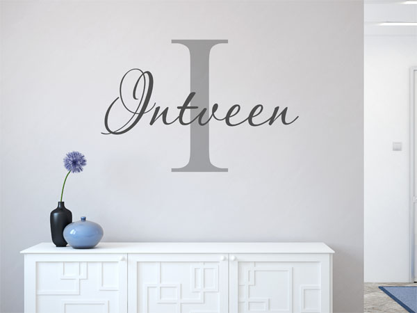 Wandtattoo Intveen Nachname