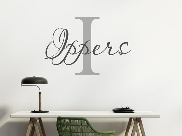 Wandtattoo Ippers Nachname