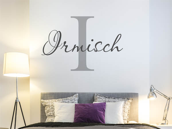 Wandtattoo Irmisch Nachname