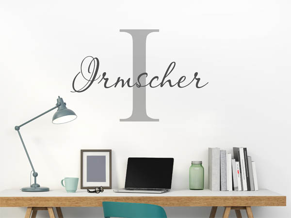 Wandtattoo Irmscher Nachname