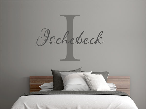 Wandtattoo Ischebeck Nachname