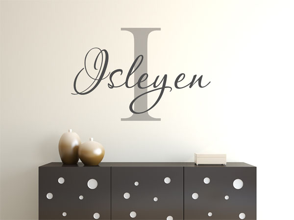 Wandtattoo Isleyen Nachname
