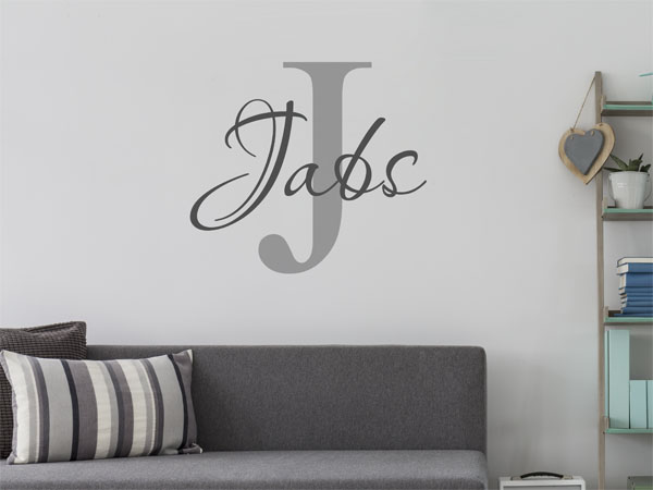 Wandtattoo Jabs Nachname