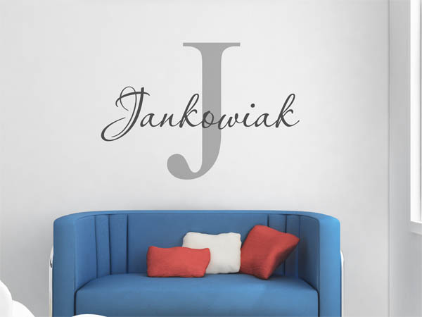 Wandtattoo Jankowiak Nachname