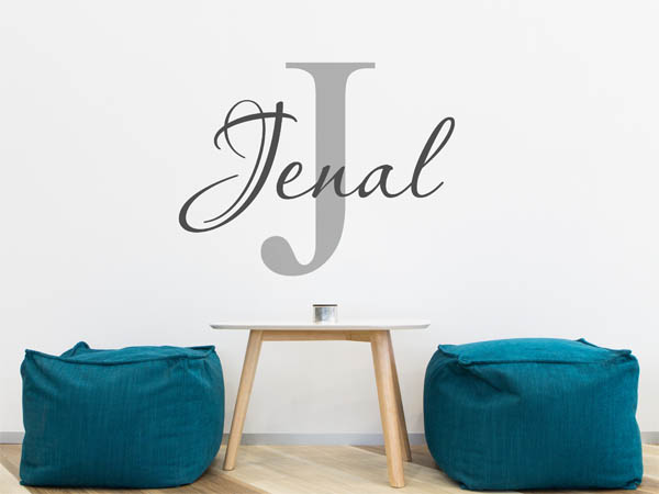 Wandtattoo Jenal Nachname
