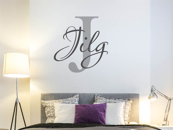 Wandtattoo Jilg Nachname