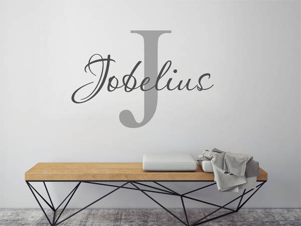 Wandtattoo Jobelius Nachname