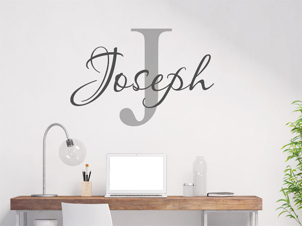 Wandtattoo Joseph Nachname