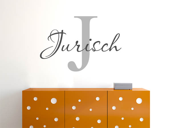 Wandtattoo Jurisch Nachname