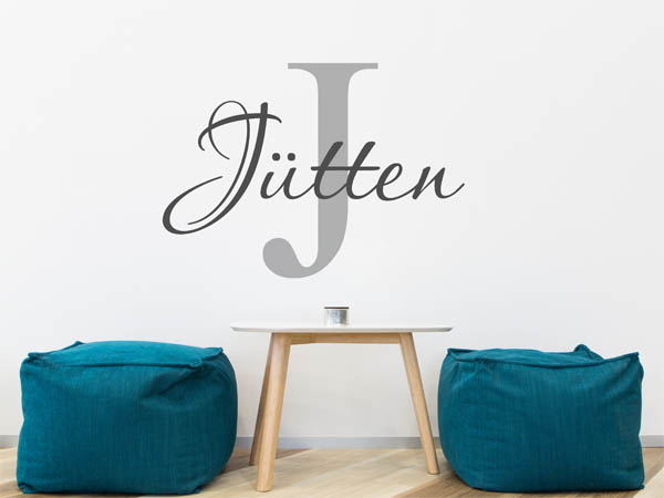 Wandtattoo Jütten Nachname