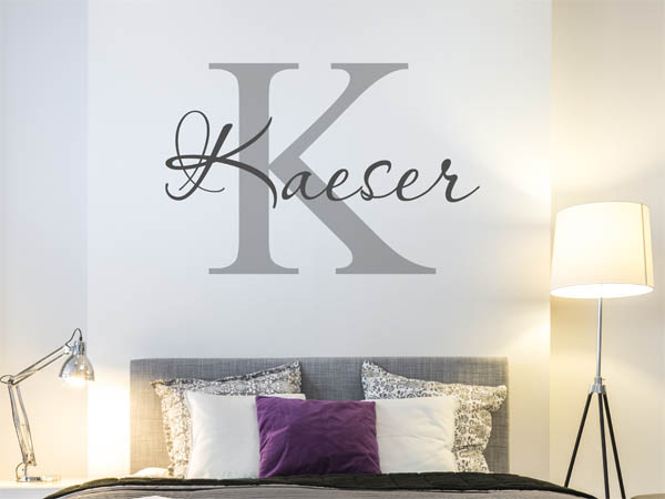 Wandtattoo Kaeser Nachname