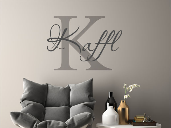 Wandtattoo Kaffl Nachname