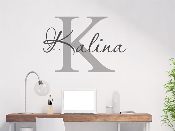 Wandtattoo Kalina Nachname