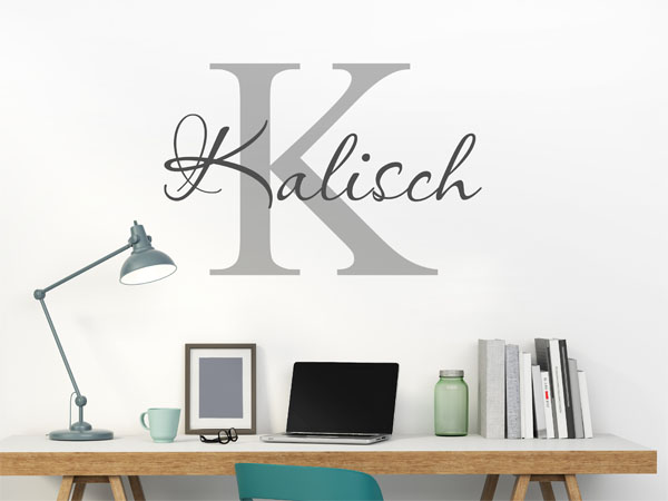 Wandtattoo Kalisch Nachname