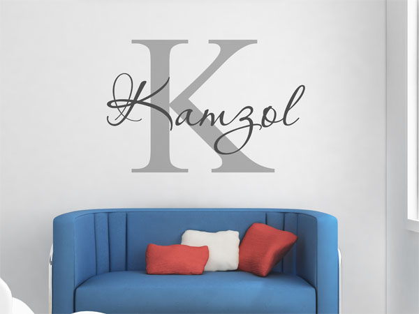 Wandtattoo Kamzol Nachname