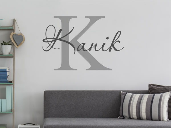 Wandtattoo Kanik Nachname