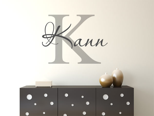 Wandtattoo Kann Nachname