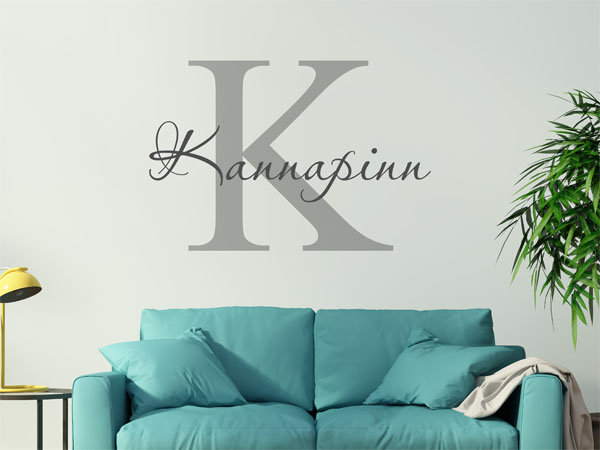 Wandtattoo Kannapinn Nachname
