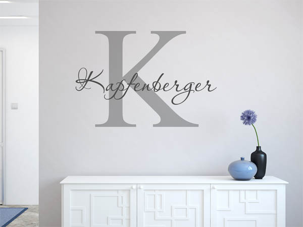 Wandtattoo Kapfenberger Nachname