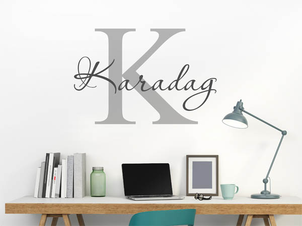 Wandtattoo Karadag Nachname
