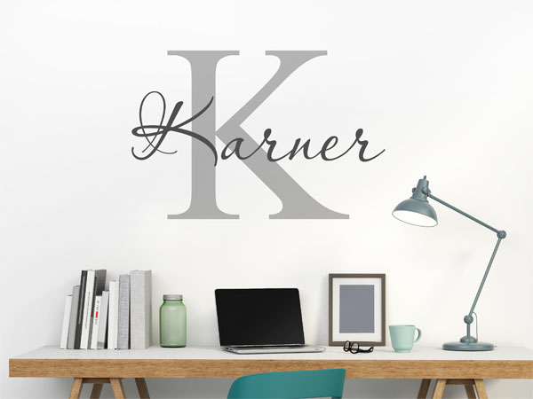 Wandtattoo Karner Nachname