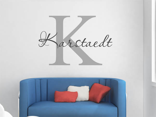 Wandtattoo Karstaedt Nachname