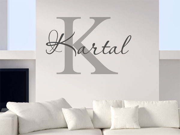 Wandtattoo Kartal Nachname