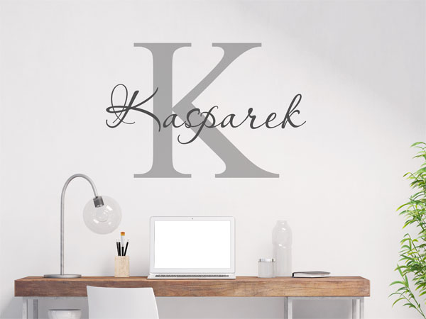 Wandtattoo Kasparek Nachname