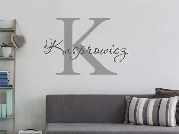 Wandtattoo Kasprowicz Nachname