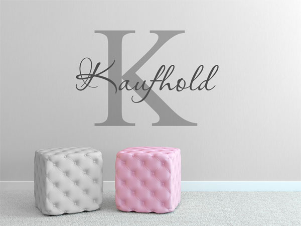 Wandtattoo Kaufhold Nachname