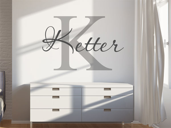 Wandtattoo Ketter Nachname